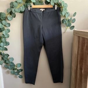 BANANA REPUBLIC Dark Grey Sloan Side Zip Pant in Size 8 casual workwear